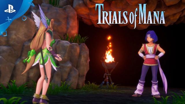Trials of Mana - Character Spotlight Trailer: Hawkeye and Riesz (3/3) | PS4