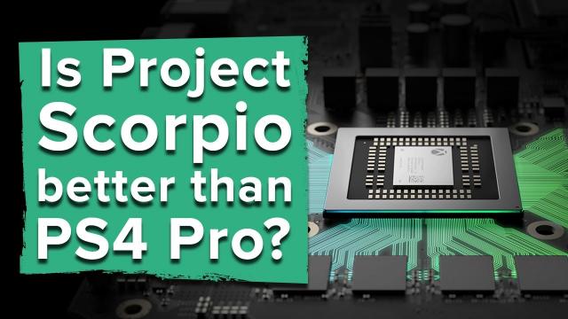 Is Project Scorpio better than the PS4 Pro?