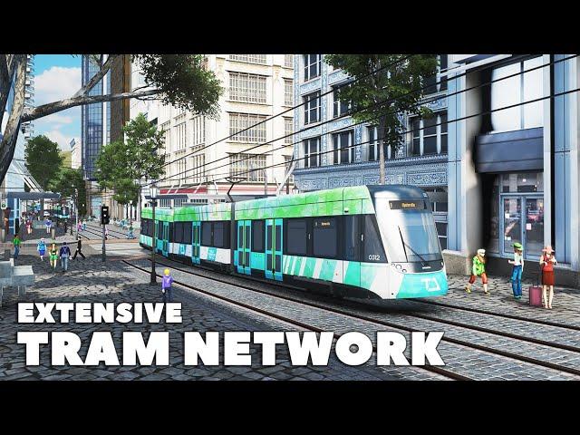 Trams EVERYWHERE! | Cities Skylines: Oceania 28