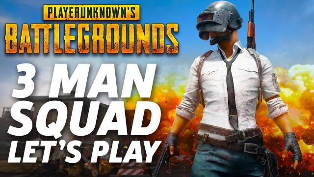 We TRY to Survive PlayerUnknown's Battlegrounds - PUBG 3 Man Squad Let's Play