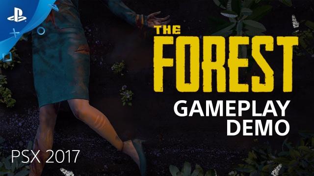 The Forest - PSX 2017: Gameplay Demo | PS4