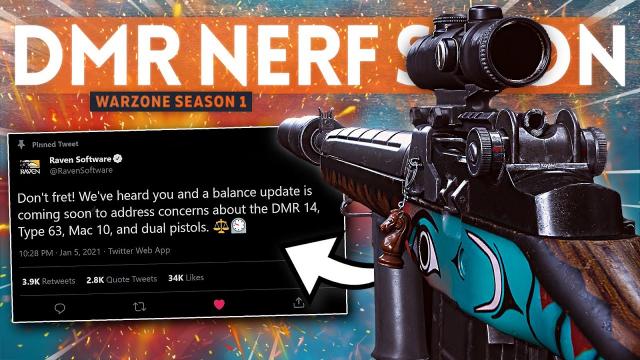 The WARZONE DMR NERF is Happening! (Diamattis, MAC 10 & Type 63 as well)