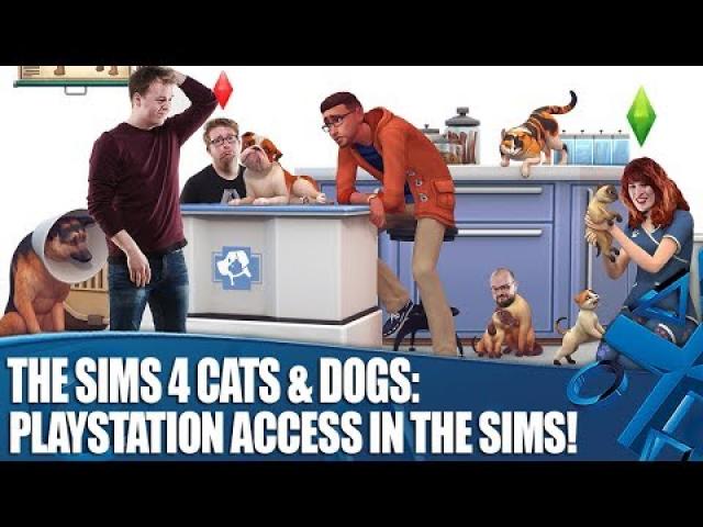 The Sims 4 Cats & Dogs - PlayStation Access in The Sims!