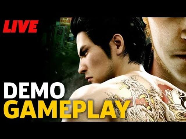 Beating Up Thugs and Singing Songs in Yakuza Kiwami 2 Demo Gameplay Live