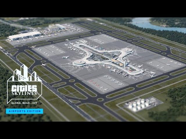 Global Build-off 2022 Airport Edition Showcase - Cities Skylines [4K]