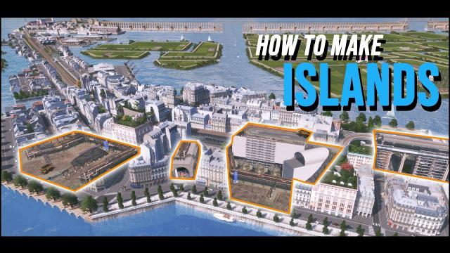 Cities Skylines Athalassya [9] How to make Islands