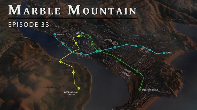 Montana Light Rail - Cities Skylines: Marble Mountain EP 33