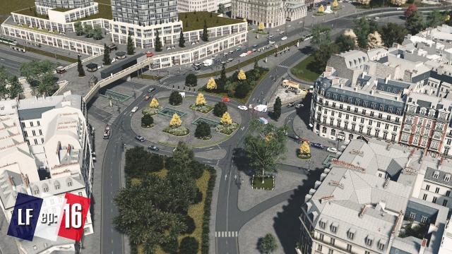 Cities Skylines: Little France - Traffic Transit changes and new Commercial Area #16