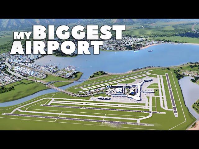 Is this airport too big? | Cities Skylines