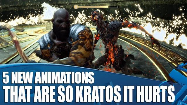 God Of War - 5 New Animations That Are So Kratos It Hurts