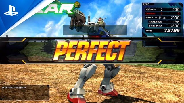 Mobile Suit Gundam Extreme Vs. Maxi Boost On - Single Player Mode Trailer | PS4