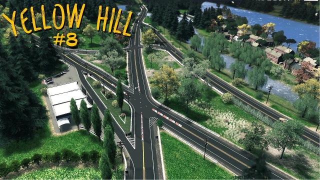 Yellow Hill - The N75, N74 and N5 intersection | A new village | S2 EP8 | Cities Skylines Gameplay