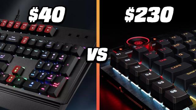 $230 VS $40 Gaming Keyboard - Corsair K100 VS MSI Vigor GK20 - Is It Worth It?