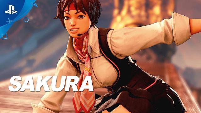 Street Fighter V: Arcade Edition – Sakura Reveal Trailer | PS4