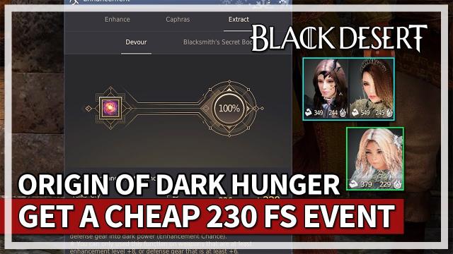 How to Make & Use Origin of Dark Hunger | EASY 230+ FS | Black Desert