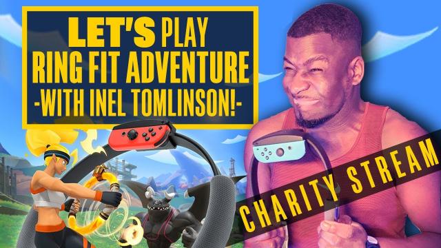 Let's Play Ring Fit with Inel Tomlinson in support of NAACP! Ring Fit Switch Gameplay