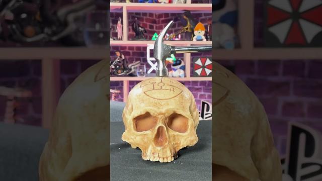 ???? Bethesda sent us a skull ????#doom #ps5 #chocolate