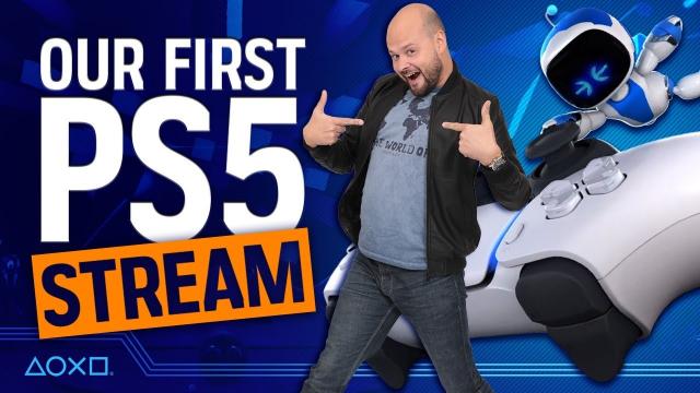 Our First PlayStation 5 Stream - We React To PS5 and Astro's Playroom