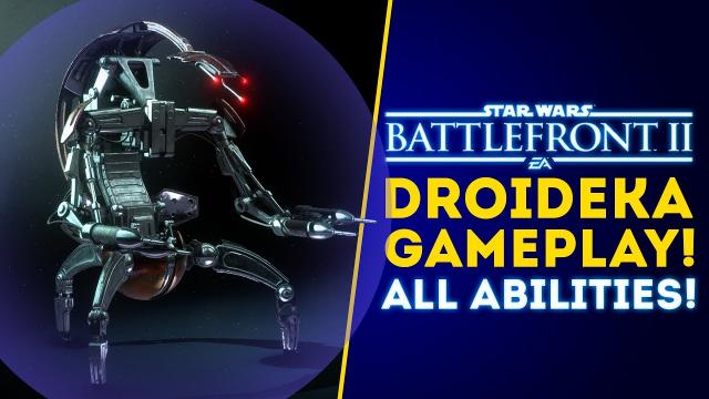 Droideka Gameplay! All Abilities, Shield, Rolling & Twin Blasters! - Star Wars Battlefront 2 Update
