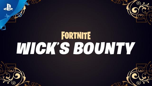 Fortnite - John Wick: Wick's Bounty Trailer | PS4