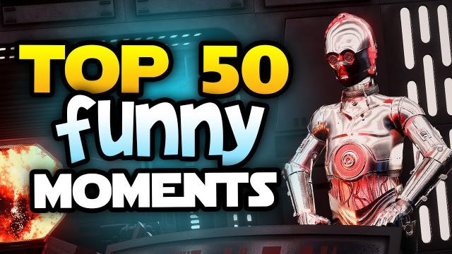 Star Wars Battlefront Top 50 Funny Moments! Hilarious Fails from a Galaxy Far, Far Away!