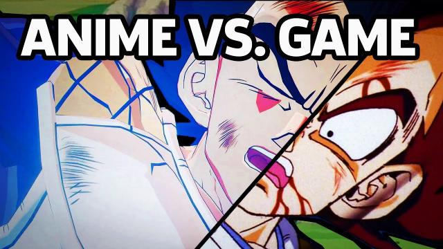 Dragon Ball Z: Kakarot - Anime vs. Game (Goku Fights Vegeta)
