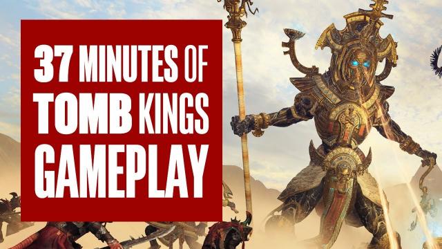 37 minutes of Total War: Warhammer 2 Tomb Kings Gameplay (Campaign/Battle)