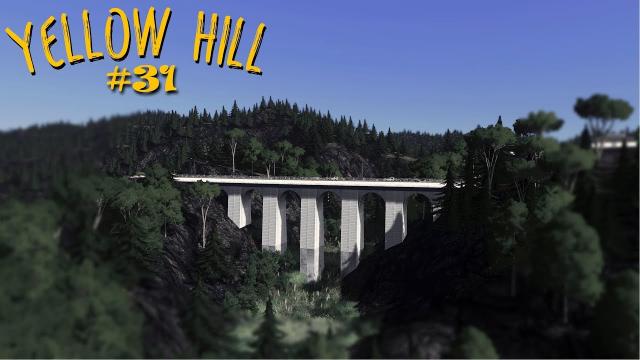 New Bridge, town Cemetery, Fire Station - Cities Skylines: Yellow Hill