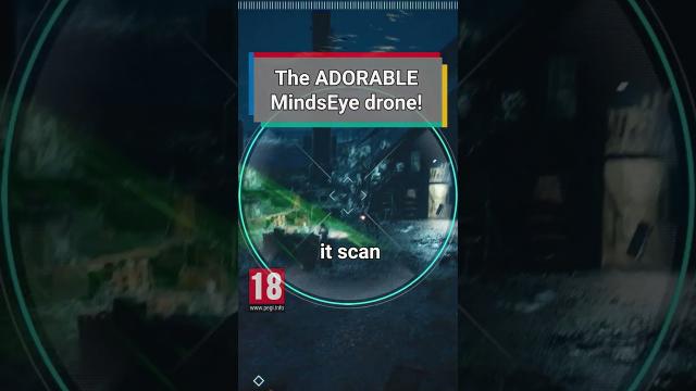 The drone in MindsEye is ADORABLE #gaming #cute #playstation