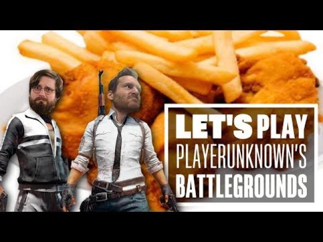 Let's Play PUBG gameplay with Ian and Johnny - CHICKEN AND CHIPS... AND JET LAG!