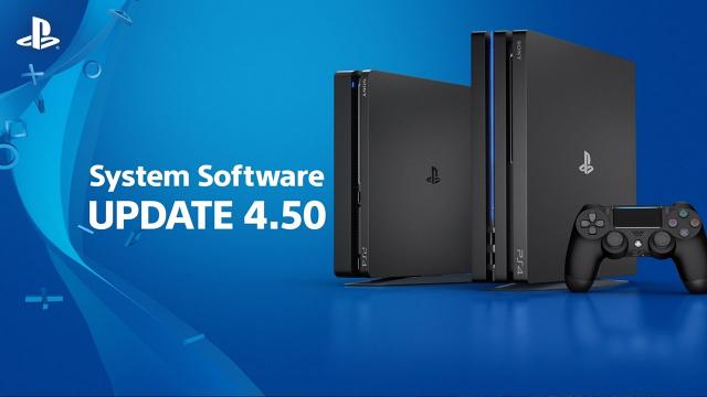 4.50 System Software Update | PS4