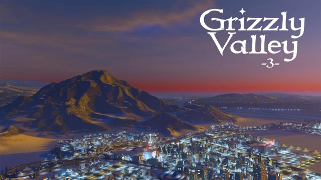 Cities Skylines (Snowfall) - Grizzly Valley [PART 3] "Mass Transit and Mountains!"