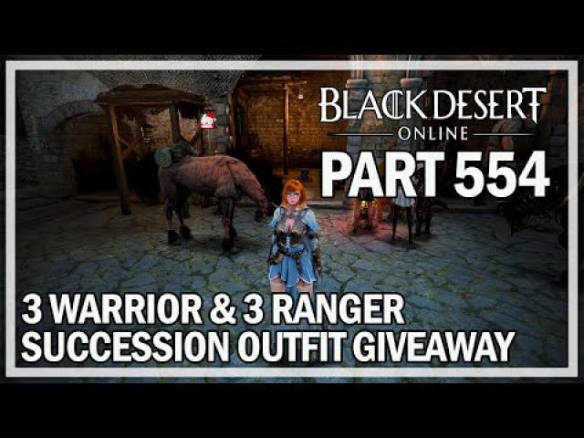 Succession Outfits GIVEAWAY - Black Desert Online - Let's Play Part 554