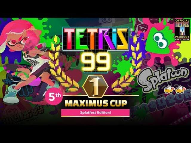 Tetris 99 Splatoon Themed Maximus Cup