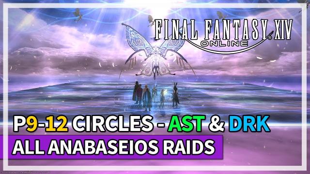 All Anabaseios Raids & Music P9 - P12 on AST & DRK | Final Fantasy 14 (6.4)