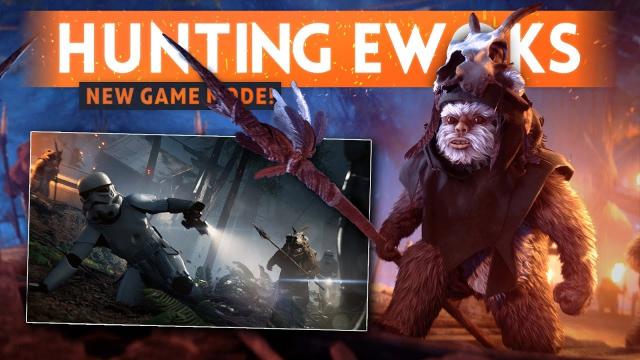 EWOK HUNT GAME MODE! Huge Content Update - Star Wars Battlefront 2 (New Features & Hero Skins)