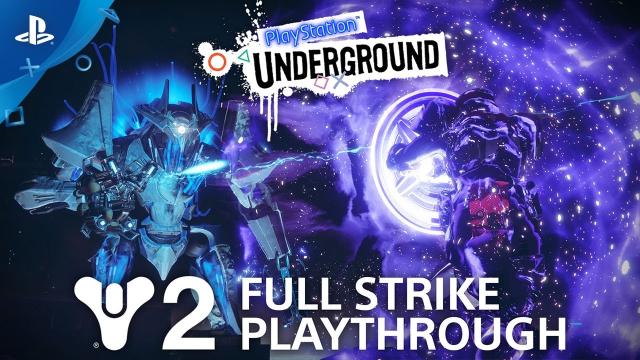 Destiny 2 Full Strike Gameplay: The Inverted Spire | PlayStation Underground