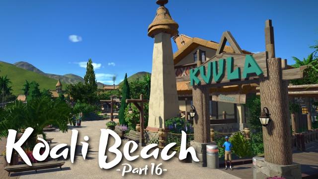 Planet Coaster - Koali Beach (Part 16) - Queues & Gates (ft. Deladysigner & Rudi Rennkamel)