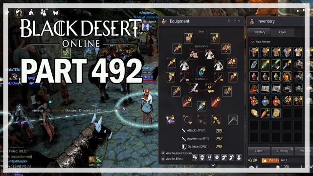 Black Desert Online - Dark Knight Let's Play Part 492 - Full TET Accessories