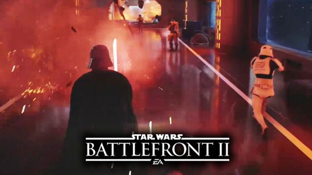 Star Wars Battlefront 2 - NEW DARTH VADER GAMEPLAY on Death Star 2! Rey on Starkiller Base!