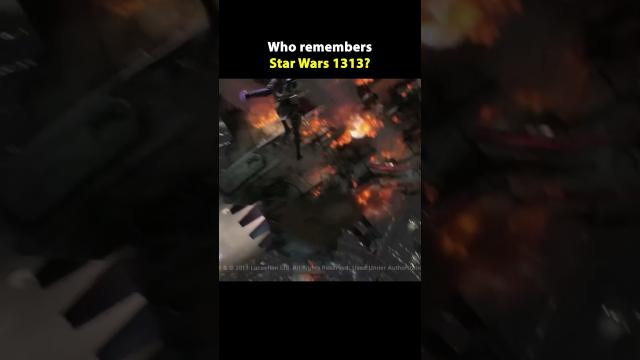 Who remembers Star Wars 1313?