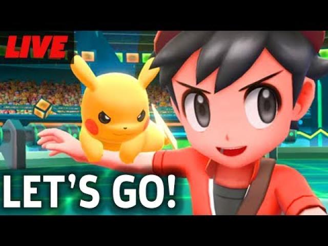 Pokemon Let's Go Pikachu And Eevee Gameplay Livestream