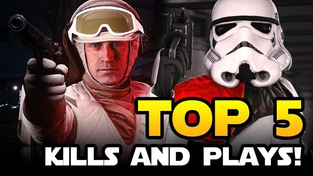Star Wars Battlefront - Top 5 Plays and Kills! Epic Moments Battlefront Gameplay!