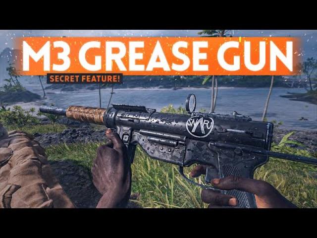 New M3 Grease Gun Has A SECRET FEATURE! - Battlefield 5 Pacific