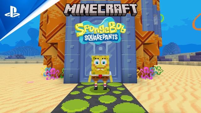 Minecraft - SpongeBob DLC Trailer | PS4 Games
