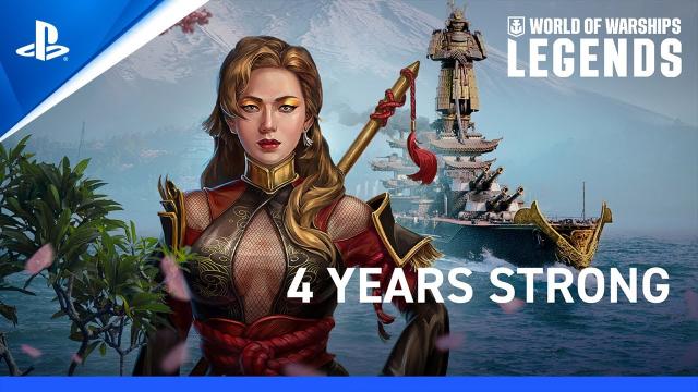 World of Warships: Legends - 4 Years of World of Warships: Legends | PS5 & PS4 Games
