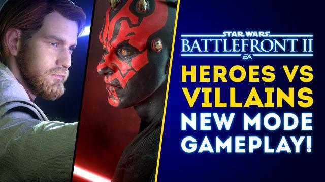 Heroes vs Villains NEW MODE Gameplay! (HvV Rework!) - Star Wars Battlefront 2 Update