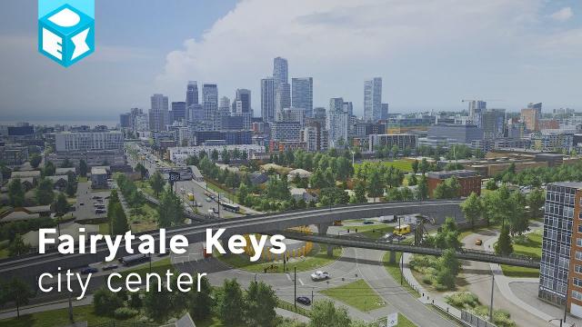 4 years of city development. Fairytale Keys city center - showcase 5 | Cities: Skylines