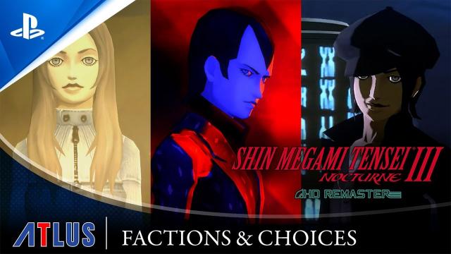 Shin Megami Tensei III Nocturne HD Remaster – Faction & Choices Trailer | PS4