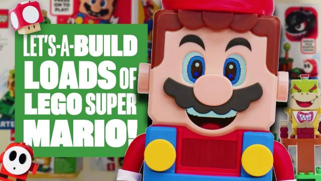 Let's-a-build LOADS of LEGO Super Mario sets! LEGO SUPER MARIO REVIEW AND SPEED BUILDS